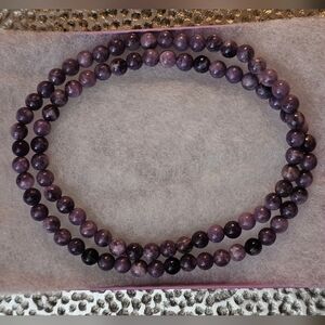 Lepidolite Beaded Necklace/Bracelet